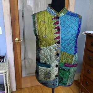 Vintage 100% Silk Vest!